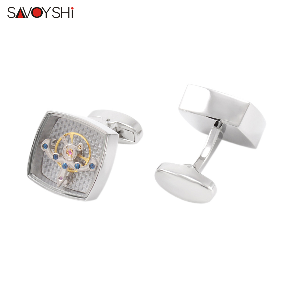 Jewelry Watches Brands - SAVOYSHI 기능성 뚜르비옹 시계 커프스 단추