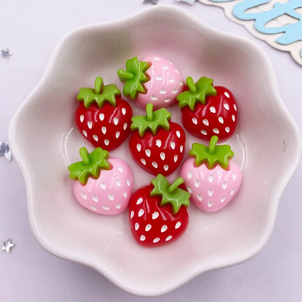 Paradise Jewelry & Watches Llc Miami Photos - 10PCS 수지 Kawaii 다채로운 만화 딸기