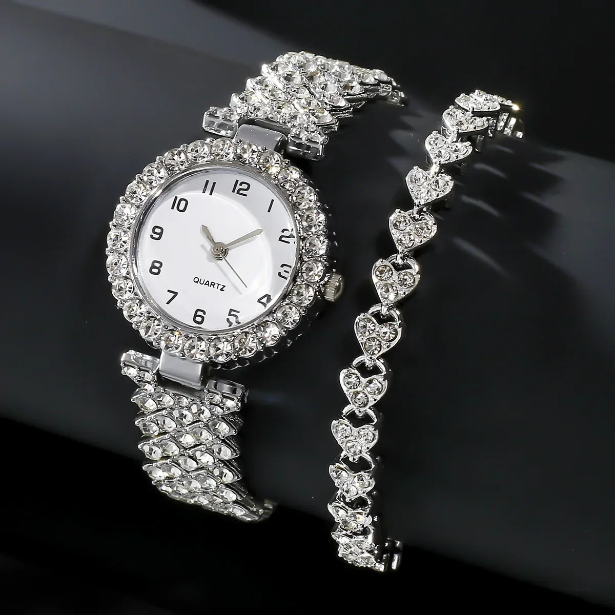 Jewelry Watches Luxury - 1개/2개 고급 패션 여성 시계 세트