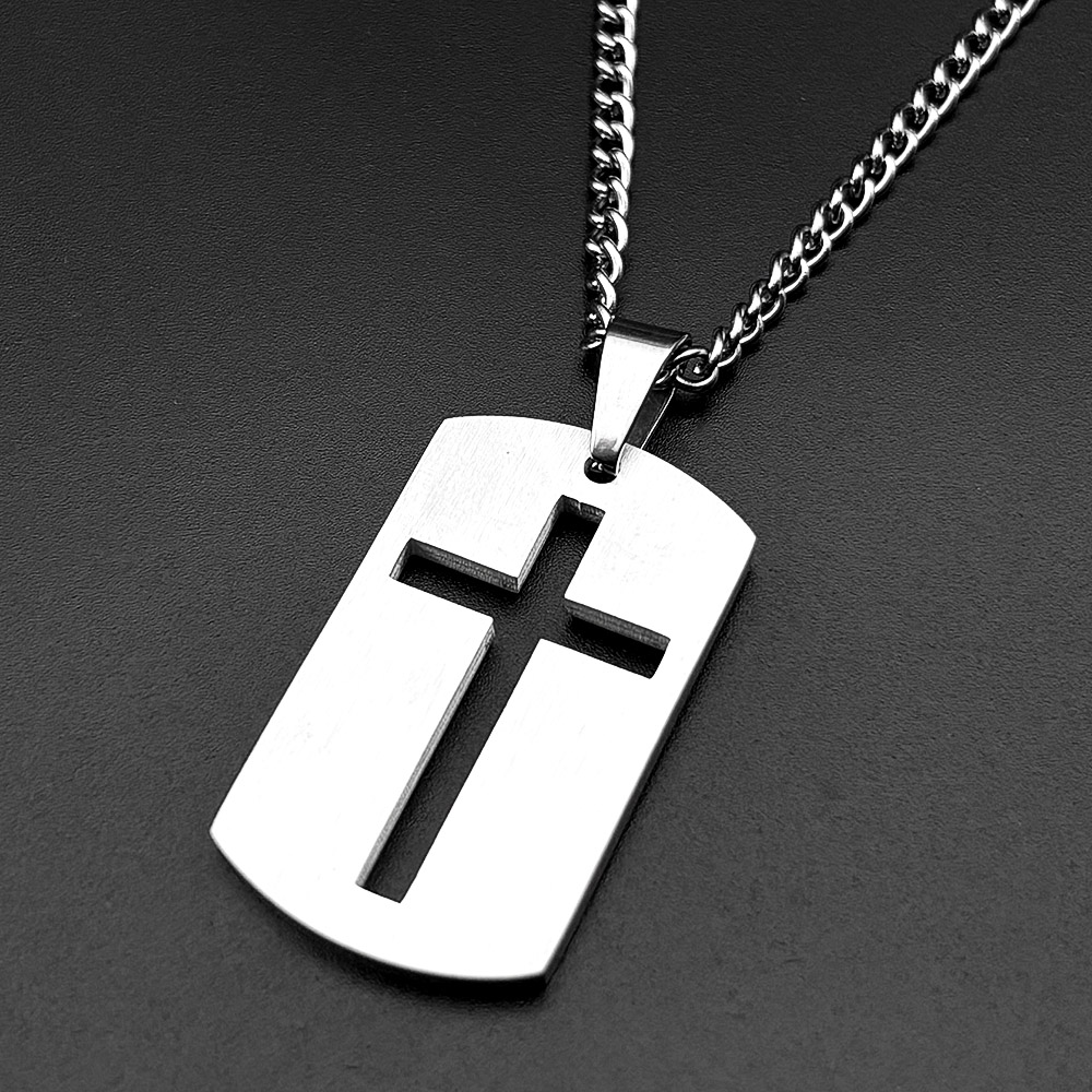 남성용 기독교 성경 십자가 도그 태그 체인 목걸이, 스 - Mens Dog Tag Necklace 리뷰 및 가격