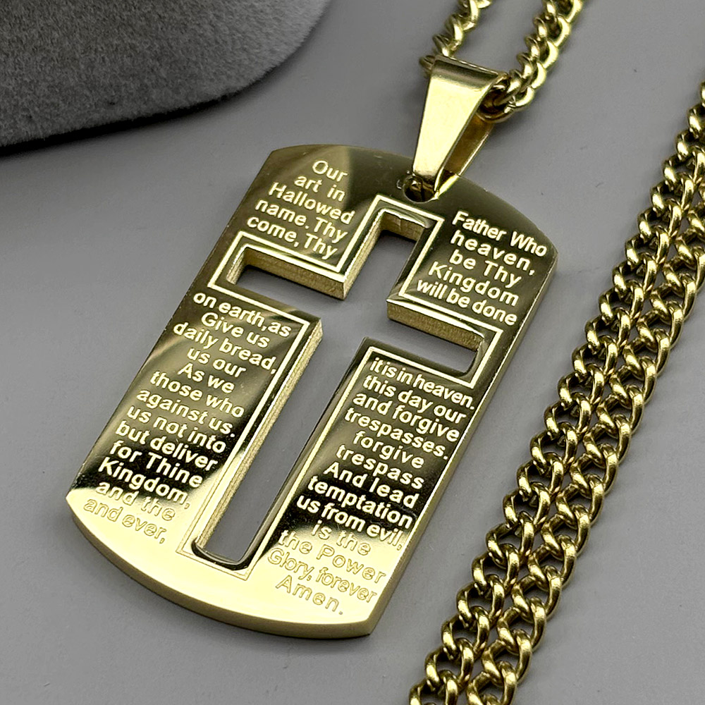 남성용 기독교 성경 십자가 도그 태그 체인 목걸이, 스 - Mens Dog Tag Necklace 리뷰 및 가격
