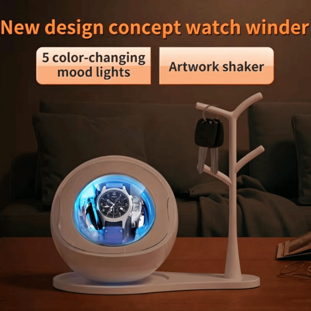 충전 및 연결 겸용 워치 와인더 5가지 색상 변경 가능 - Automatic Watch Winder 리뷰 및 가격
