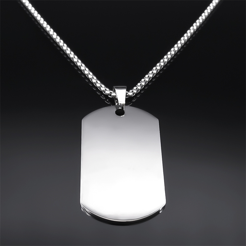 두려워하지 마세요, 나는 당신과 함께 있습니다. 여성  - Mens Dog Tag Necklace 리뷰 및 가격