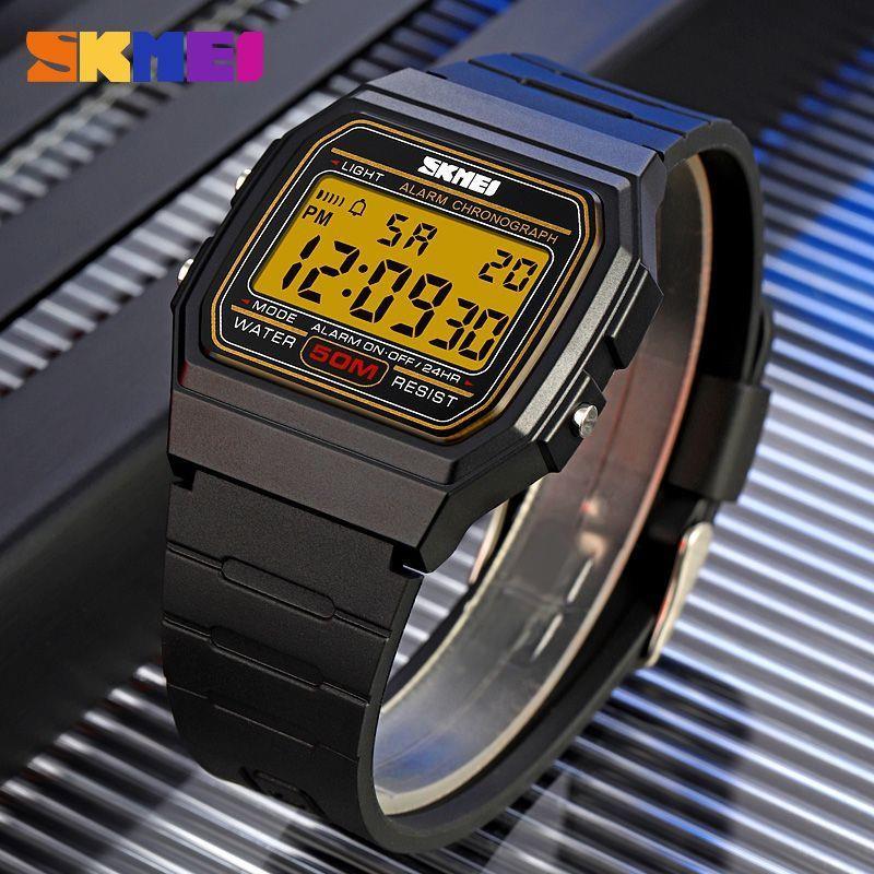 모멘트 뷰티 SKMEI 전자시계 남성용 클래식 사각형  - Moments Watches & Jewelry Burlington 리뷰 및 가격