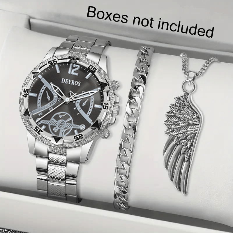 클래식 미니멀리스트 남성용 시계 장식 세트, 다이얼 스 - Moments Watches & Jewelry Burlington 리뷰 및 가격