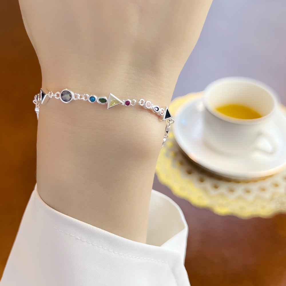 파라다이스 여행 팔찌 여성을위한 새로운 다채로운 링크  - Paradise Jewelry & Watches Llc Miami Photos 리뷰 및 가격