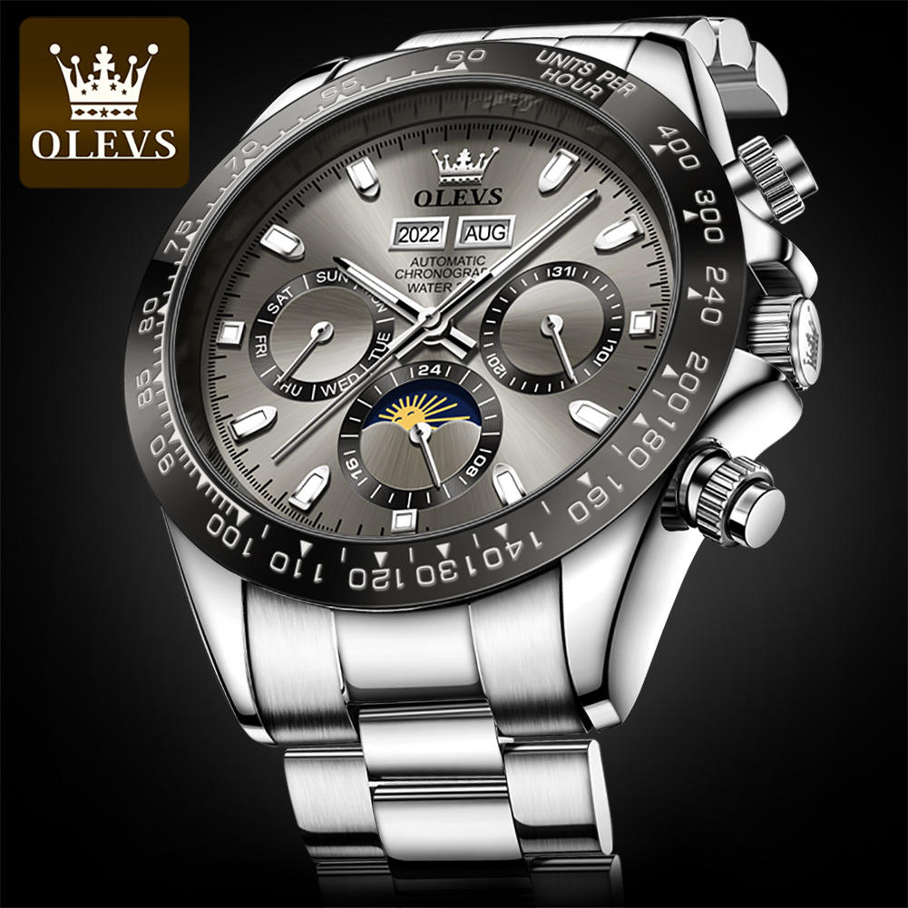 OLEVS 6654 럭셔리 남성용 시계 크로노 그래프  - Omega Watch Seamaster 리뷰 및 가격