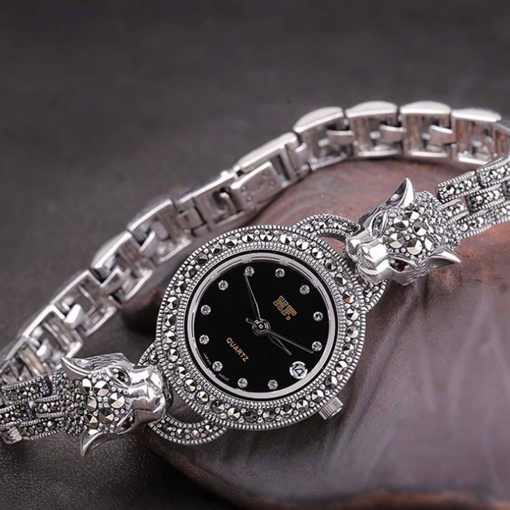 솔리드 925 스털링 실버 태국 실버 마카사이트 럭셔리 - Jewelry Watches Luxury 리뷰 및 가격
