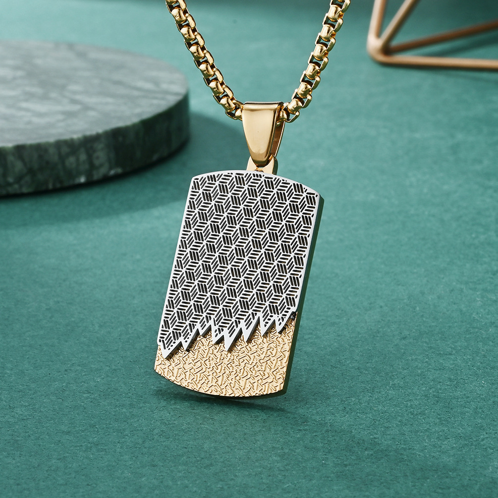 남성용 스테인레스 스틸 개 태그 펜던트 목걸이, 파티  - Mens Dog Tag Necklace 리뷰 및 가격