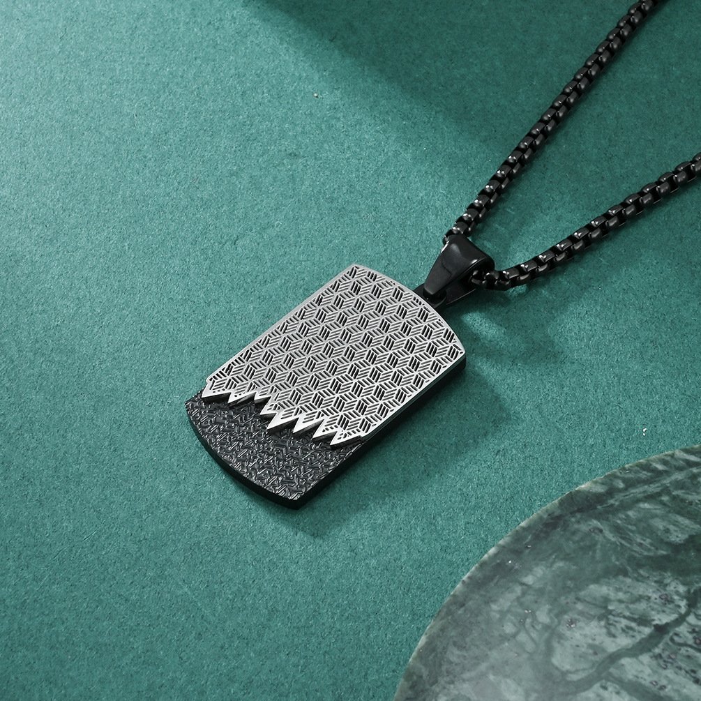 남성용 스테인레스 스틸 개 태그 펜던트 목걸이, 파티  - Mens Dog Tag Necklace 리뷰 및 가격