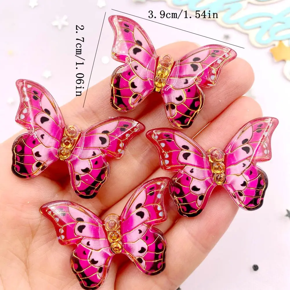 10pcs 다채로운 아름다운 나비 인형 플랫 백 라인  - Paradise Jewelry & Watches Llc Miami Photos 리뷰 및 가격