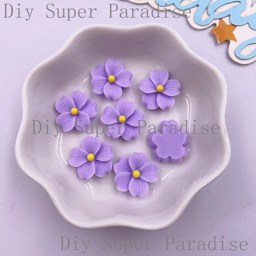 50Pcs 수지 다채로운 16mm 꽃 플랫 백 스톤 인 - Paradise Jewelry & Watches Llc Miami Photos 리뷰 및 가격