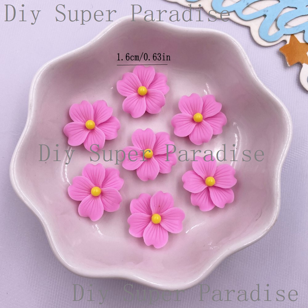 50Pcs 수지 다채로운 16mm 꽃 플랫 백 스톤 인 - Paradise Jewelry & Watches Llc Miami Photos 리뷰 및 가격