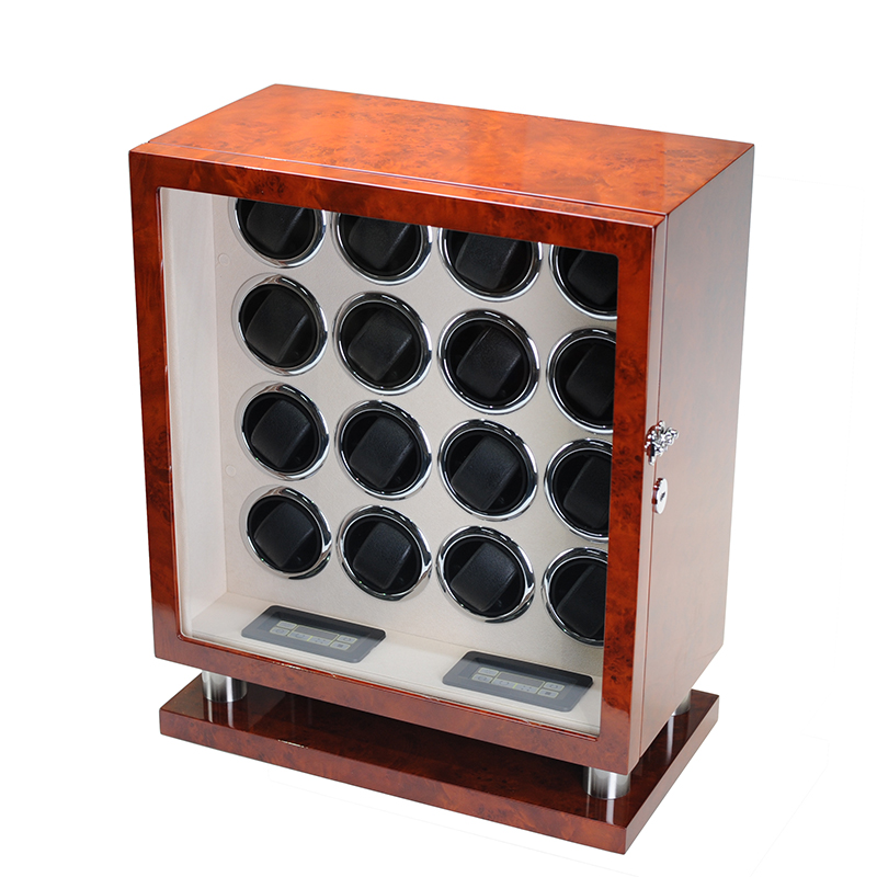 럭셔리 자동 시계 와인더 안전 상자, 나무 시계 상자, - Automatic Watch Winder 리뷰 및 가격