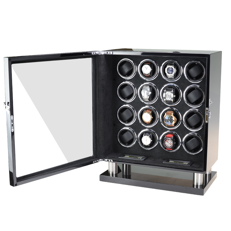 럭셔리 자동 시계 와인더 안전 상자, 나무 시계 상자, - Automatic Watch Winder 리뷰 및 가격