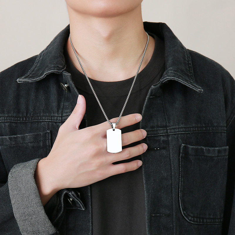 Vnox 남자 개 태그 컨테이너 펜던트 목걸이, 스테인 - Mens Dog Tag Necklace 리뷰 및 가격